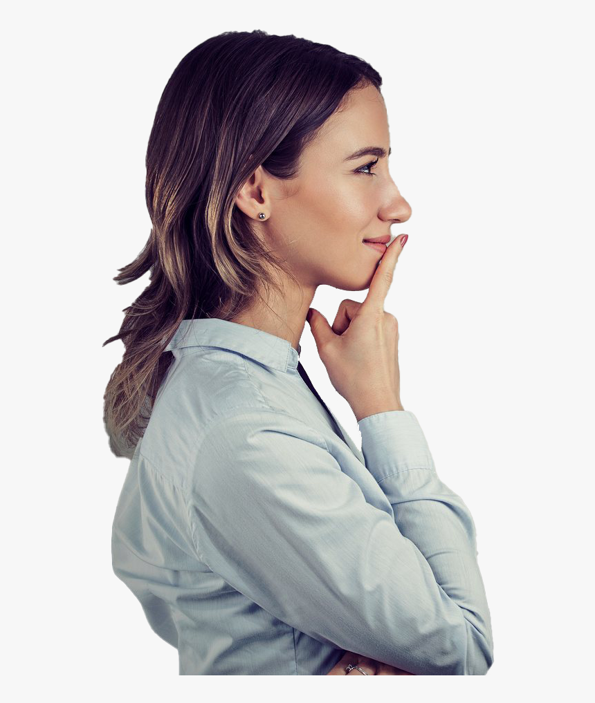 Thinking Woman Png Photo - Thinking About Future Woman, Transparent Png, Free Download