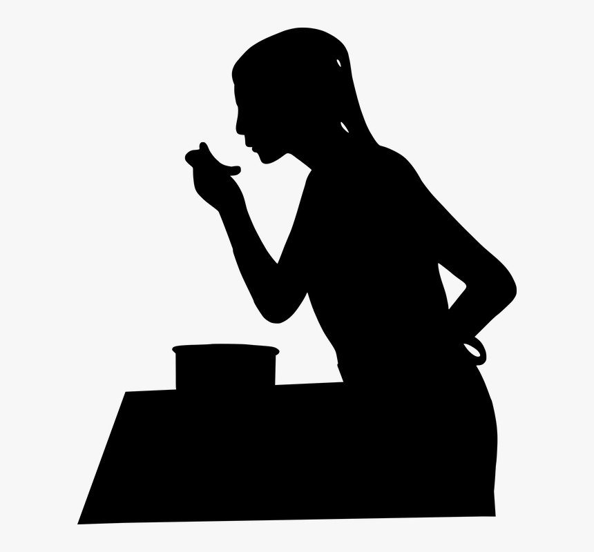 Free Image On Pixabay Woman Silhouette Cooking- - Cooking Silhouette Png, Transparent Png, Free Download