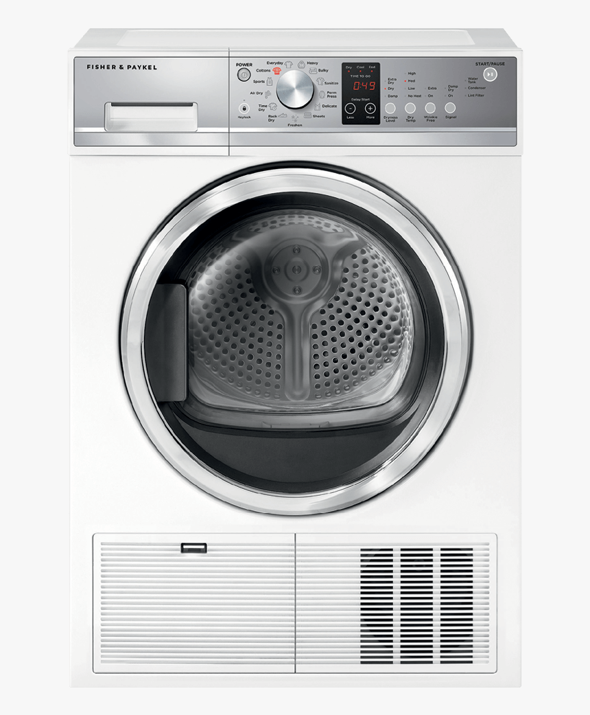 Condensing Dryer, - Fisher And Paykel Heat Pump Condenser Dryer, HD Png Download, Free Download