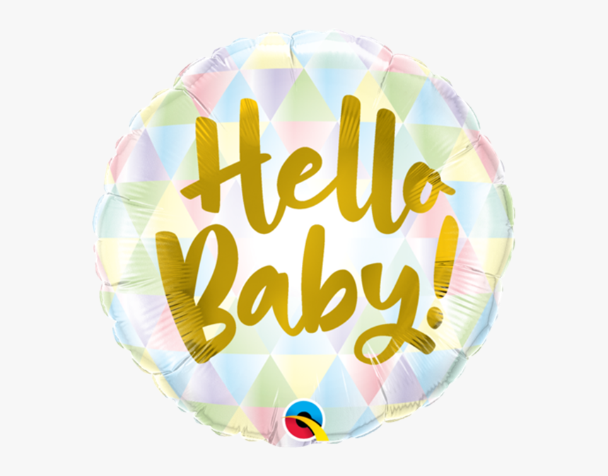 Picture Of Hello Baby Foil Balloon - 88007 Qualatex, HD Png Download, Free Download