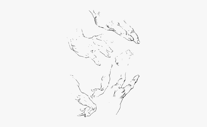 Selection Of Fist Gesture Vector Clip Art - Sketch, HD Png Download, Free Download