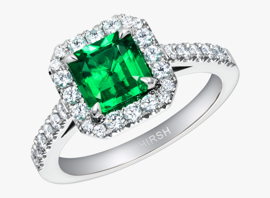 Emerald Engagement Ring - Engagement Ring, HD Png Download, Free Download