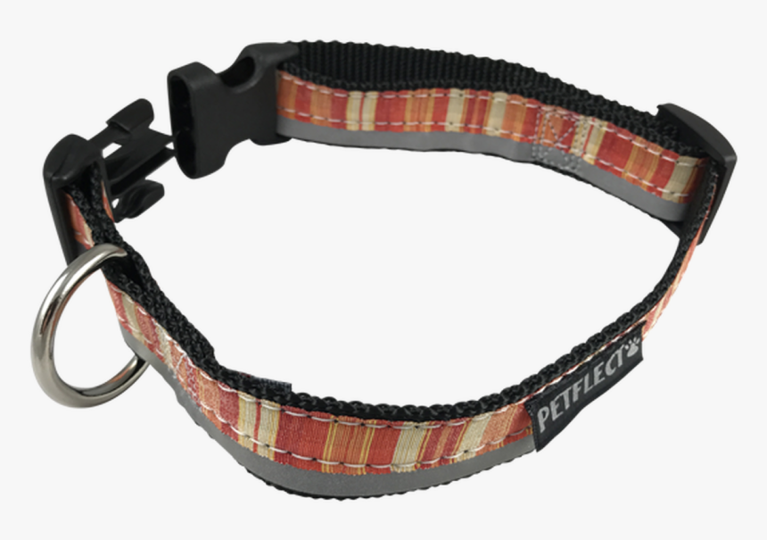 Orange Vertically Striped Dog Collar - Strap, HD Png Download - kindpng