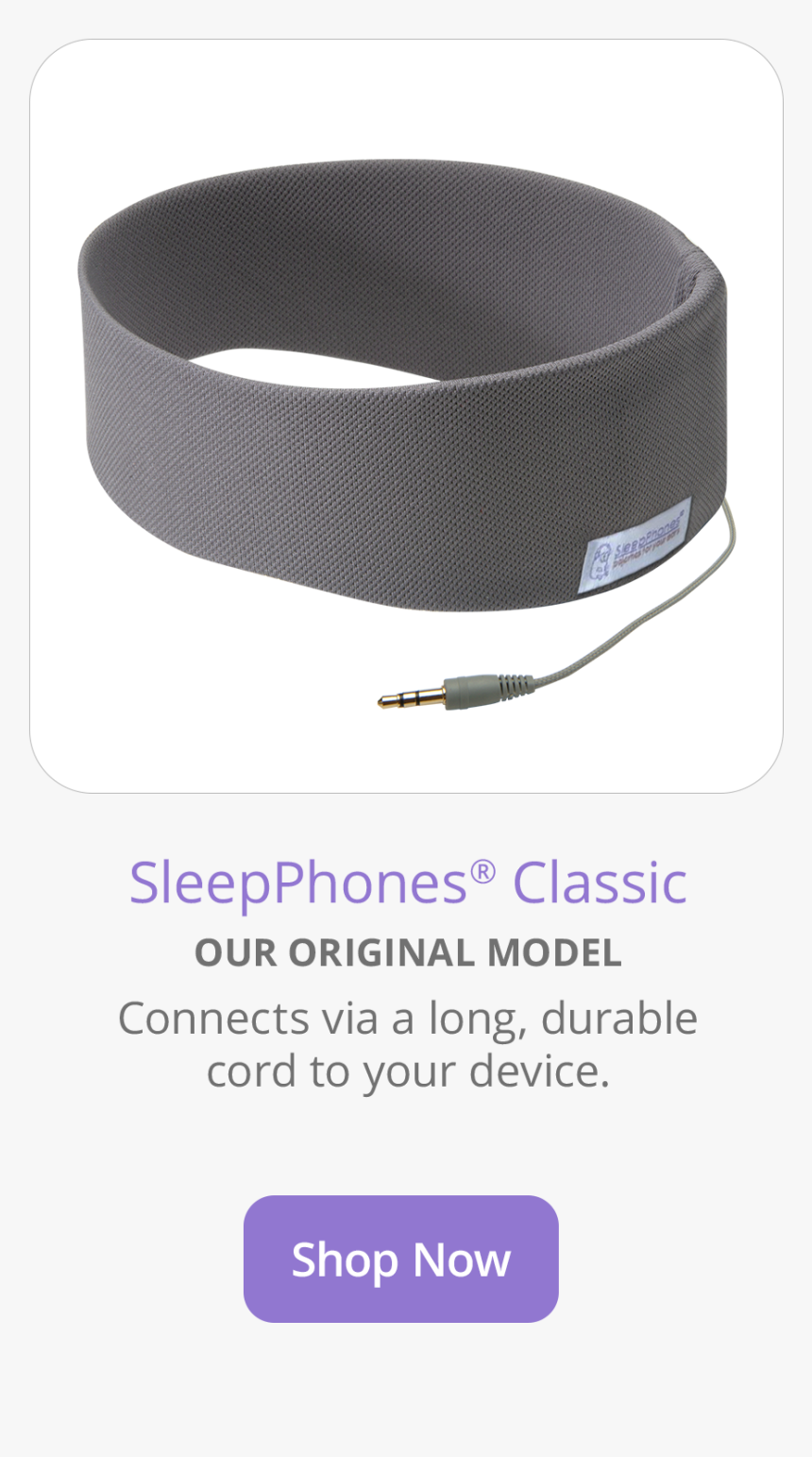 Sleepphones Comfortable Wired Sleep Headphones - Strap, HD Png Download, Free Download