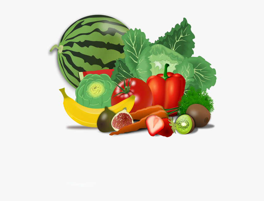 Transparent Fruits And Vegetables Clipart, HD Png Download, Free Download