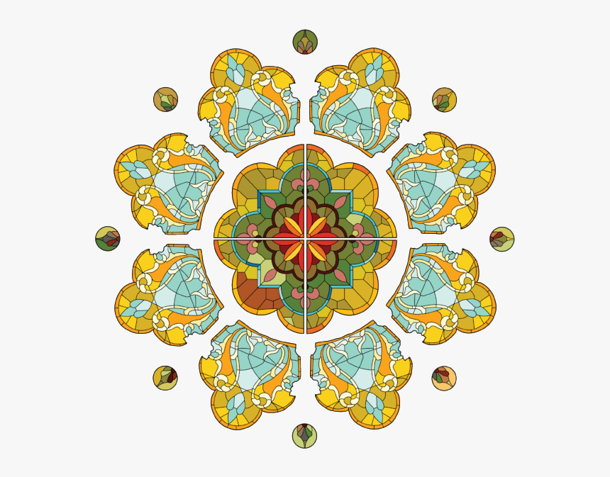 Rose Window Graphic - Circle, HD Png Download, Free Download