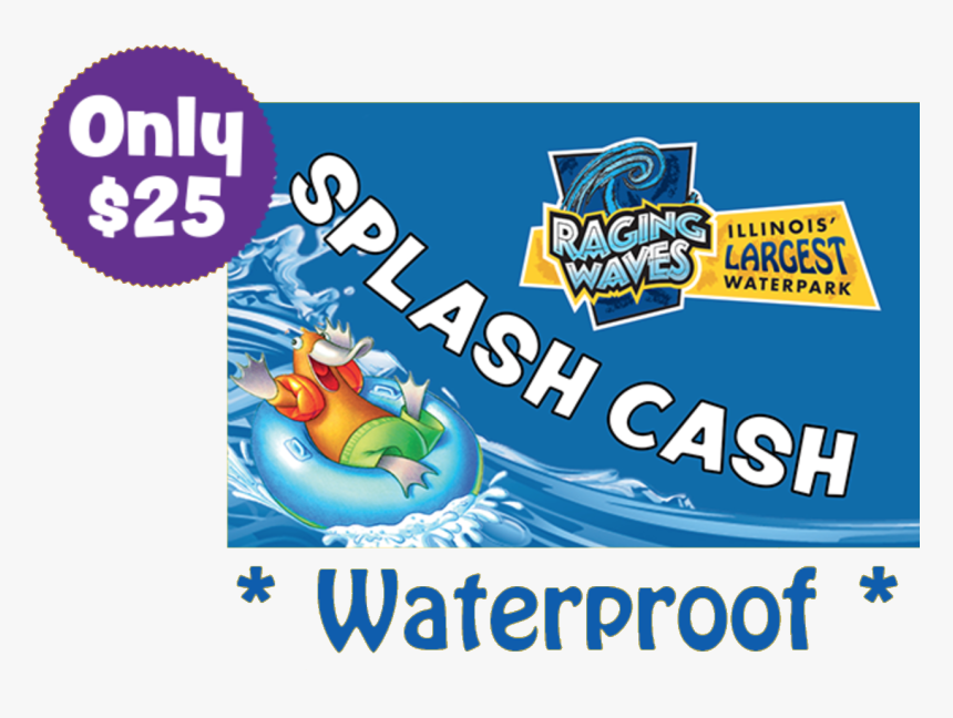 Splash Cash - Raging Waves, HD Png Download, Free Download