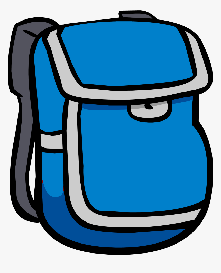Club Penguin Rewritten Wiki - Club Penguin Blue Backpack, HD Png ...