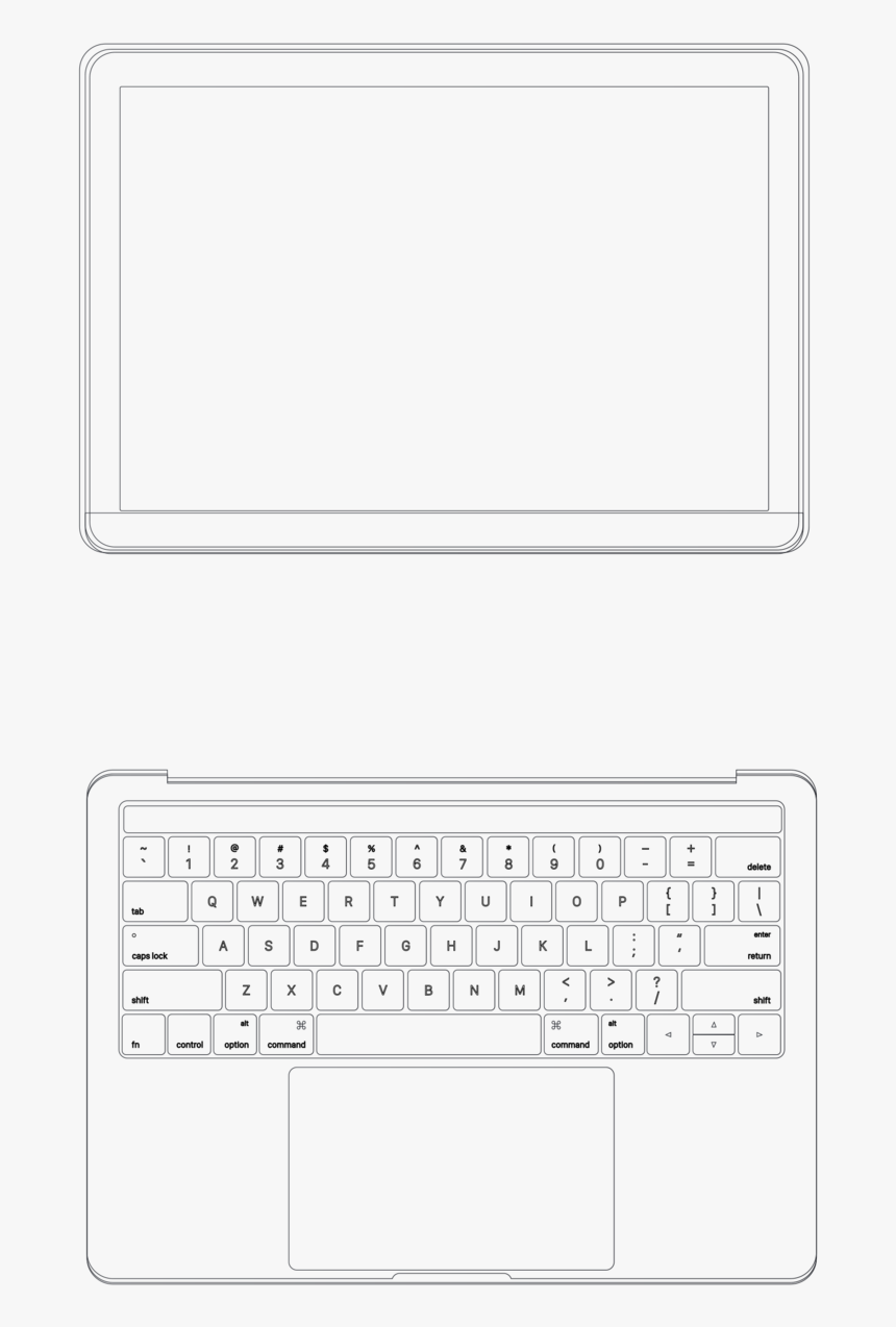 Macbook Pro 7 Schematic 2, HD Png Download, Free Download