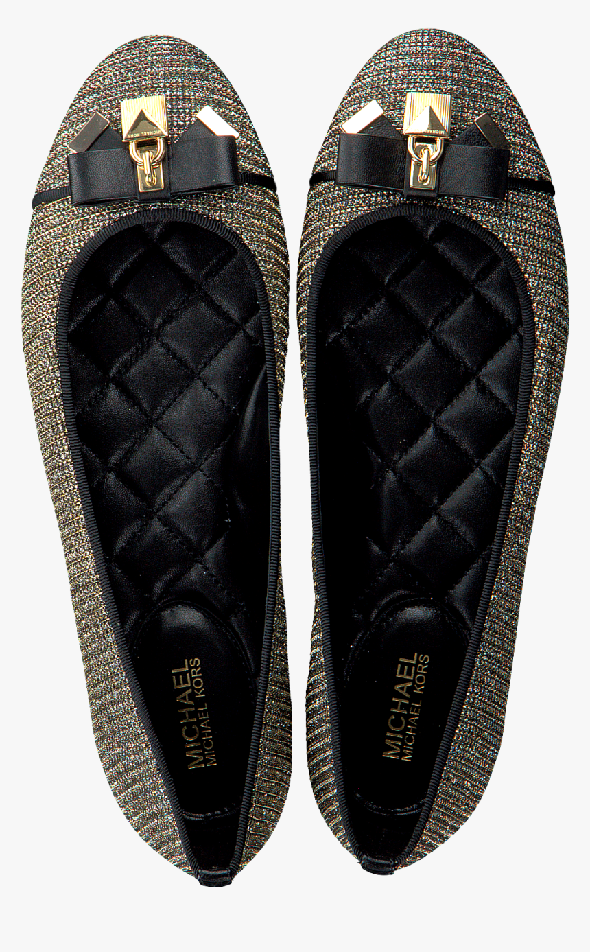 mk gold flats