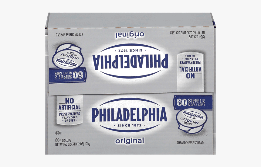 Philadelphia Cream Cheese Single Servings, HD Png Download, Free Download