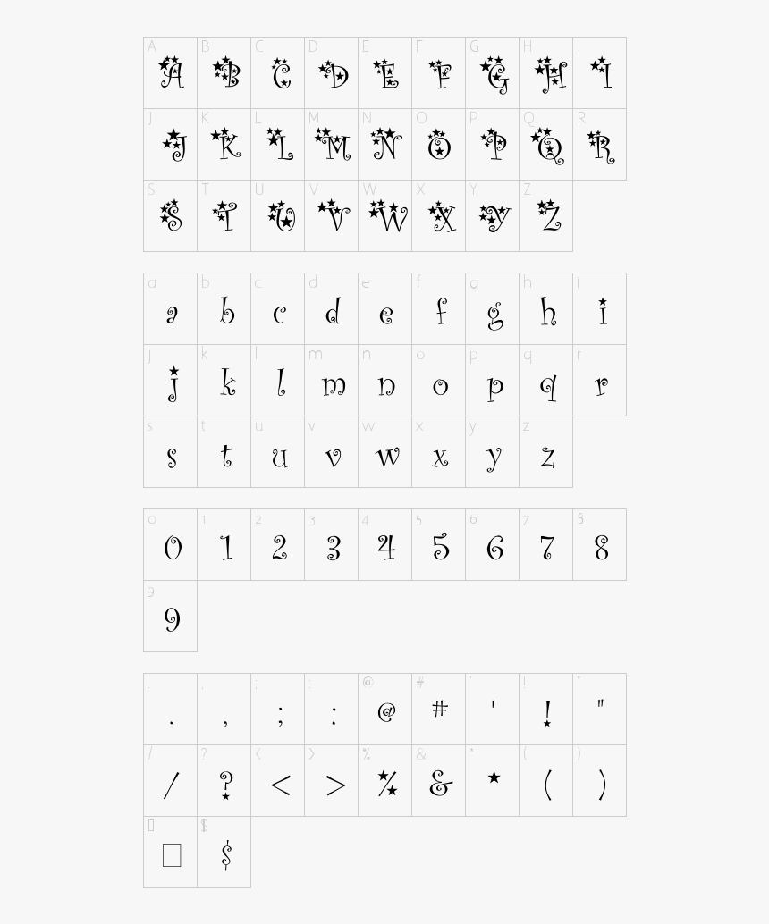 Character Map - Font, HD Png Download, Free Download