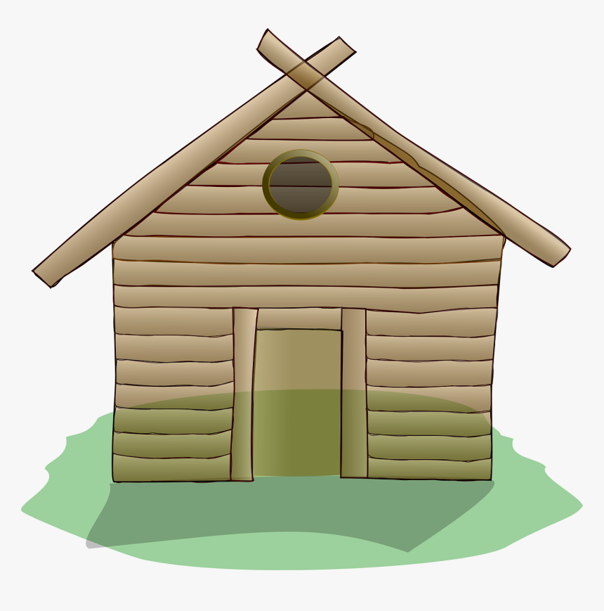 Wood Three Little Pigs Houses, HD Png Download, Free Download