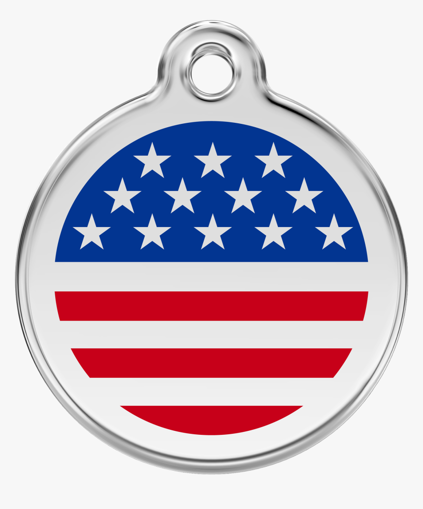 Paw Patrol Dog Tags - Red Dingo American Flag, HD Png Download, Free Download