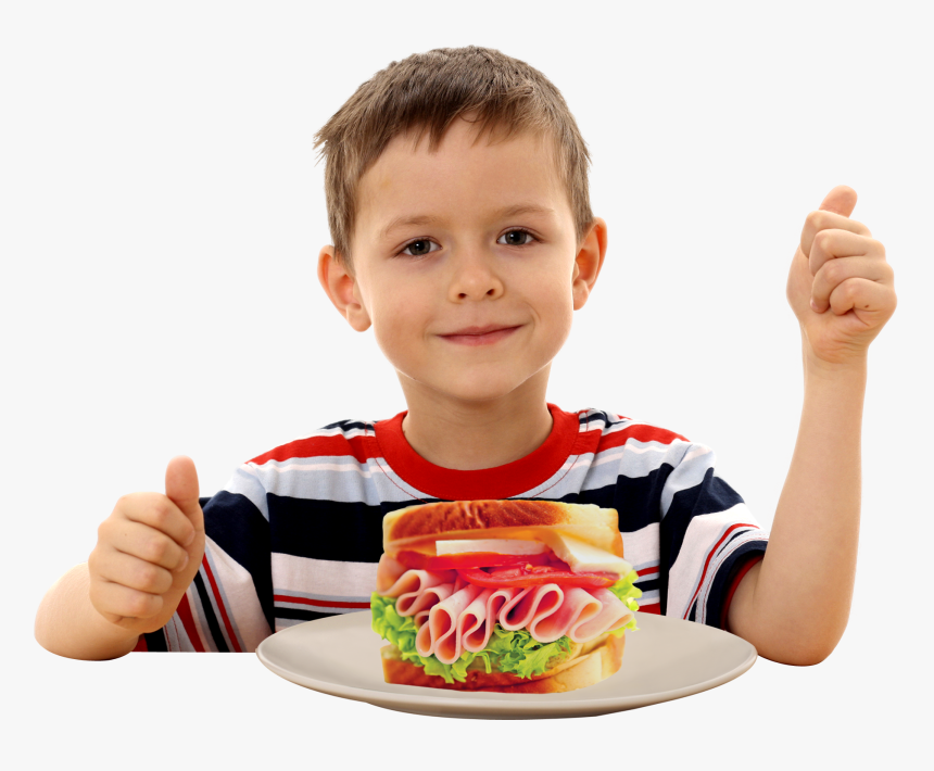 Boy Eating Fruits And Vegetables, HD Png Download, Free Download