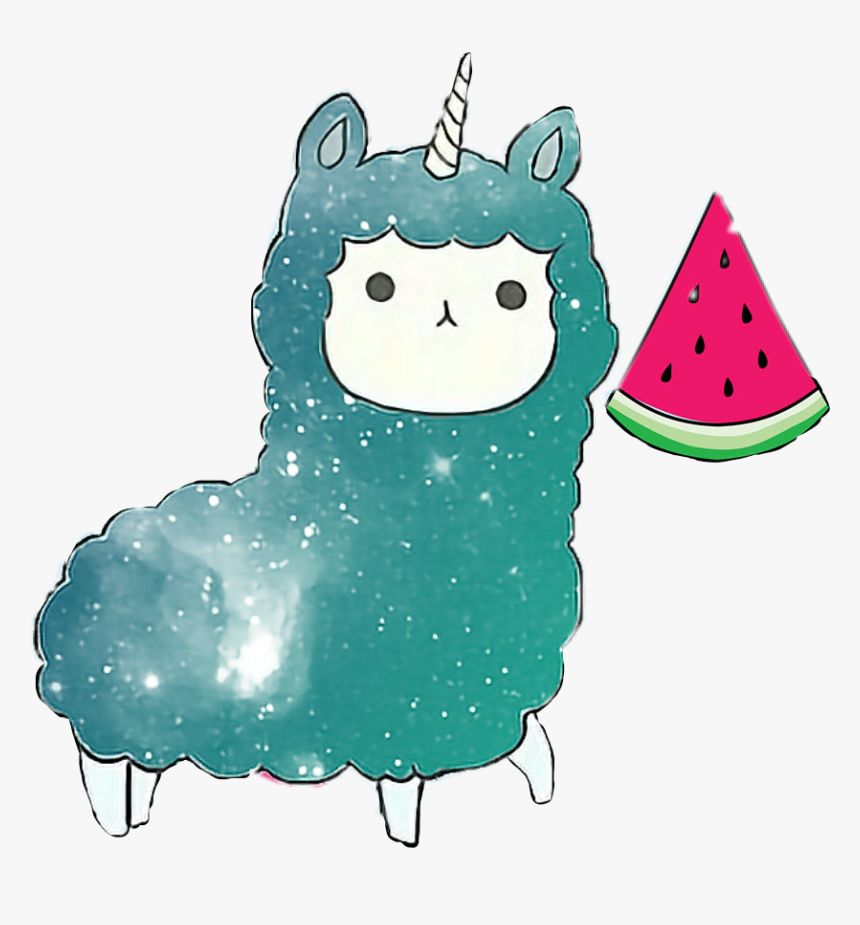 Llamacorn Magical Magichair Magicfur - Llamacorn Galaxy, HD Png Download, Free Download