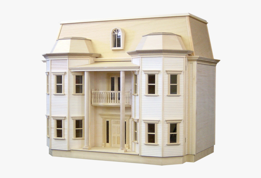 Clip Art Miniature Wooden Houses - Unfinished Dollhouse, HD Png Download, Free Download