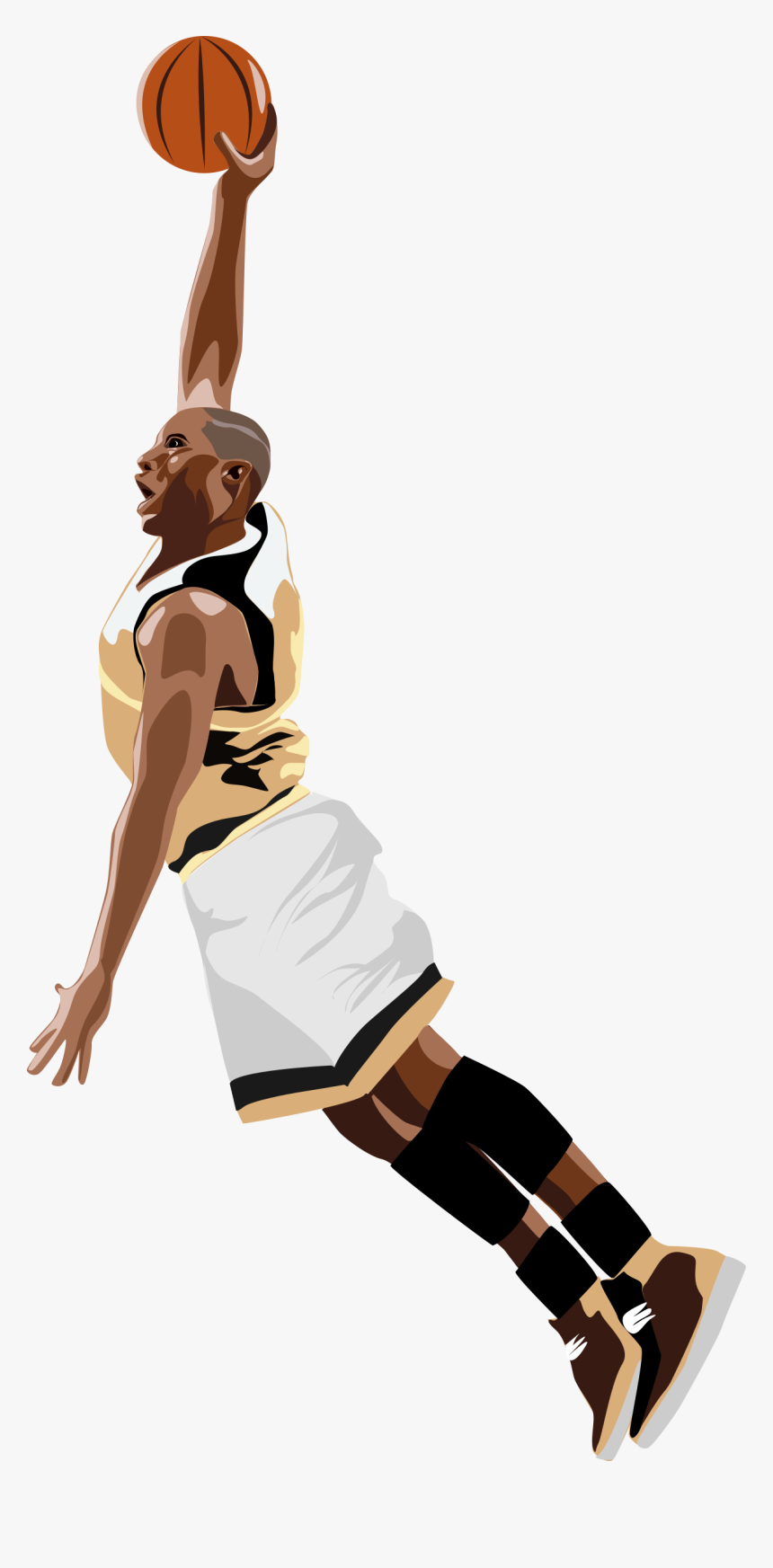 Basketball-slamdunk Clip Arts - Basketball Player Pop Art, HD Png Download, Free Download