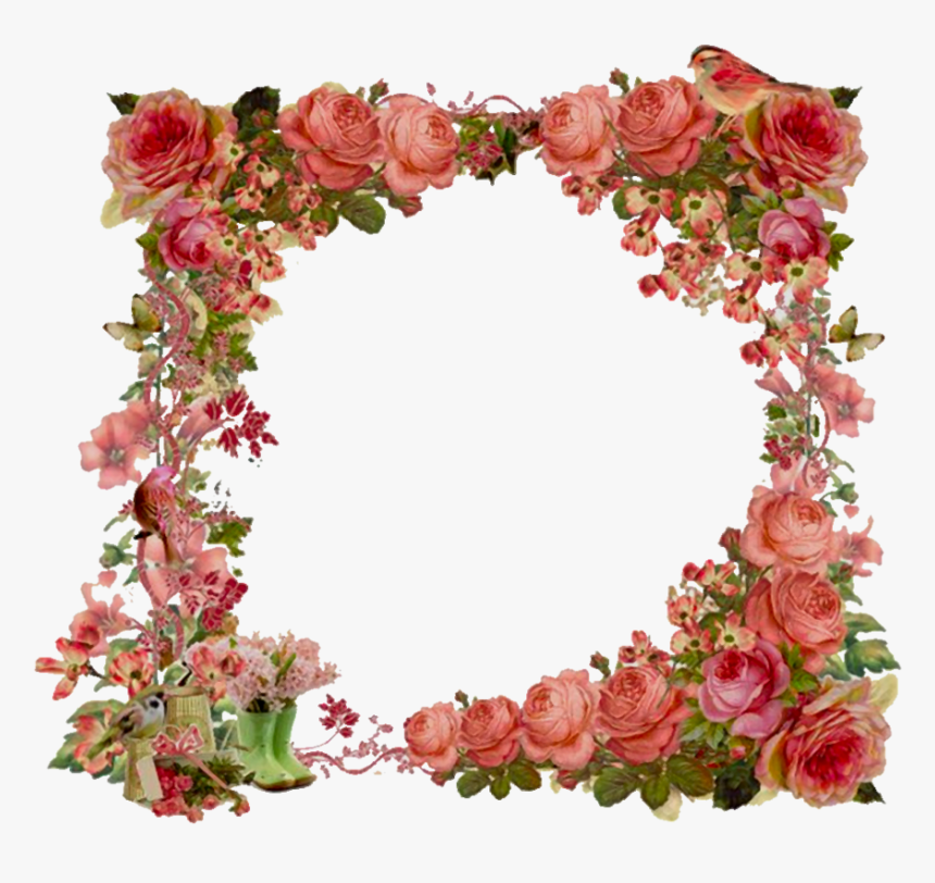 Shabby Chic Vintage Frame, HD Png Download - kindpng