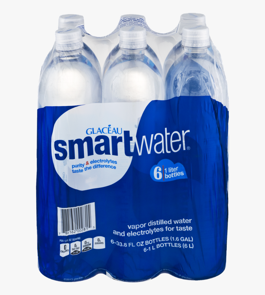 Smart Water 6 Pack, HD Png Download, Free Download