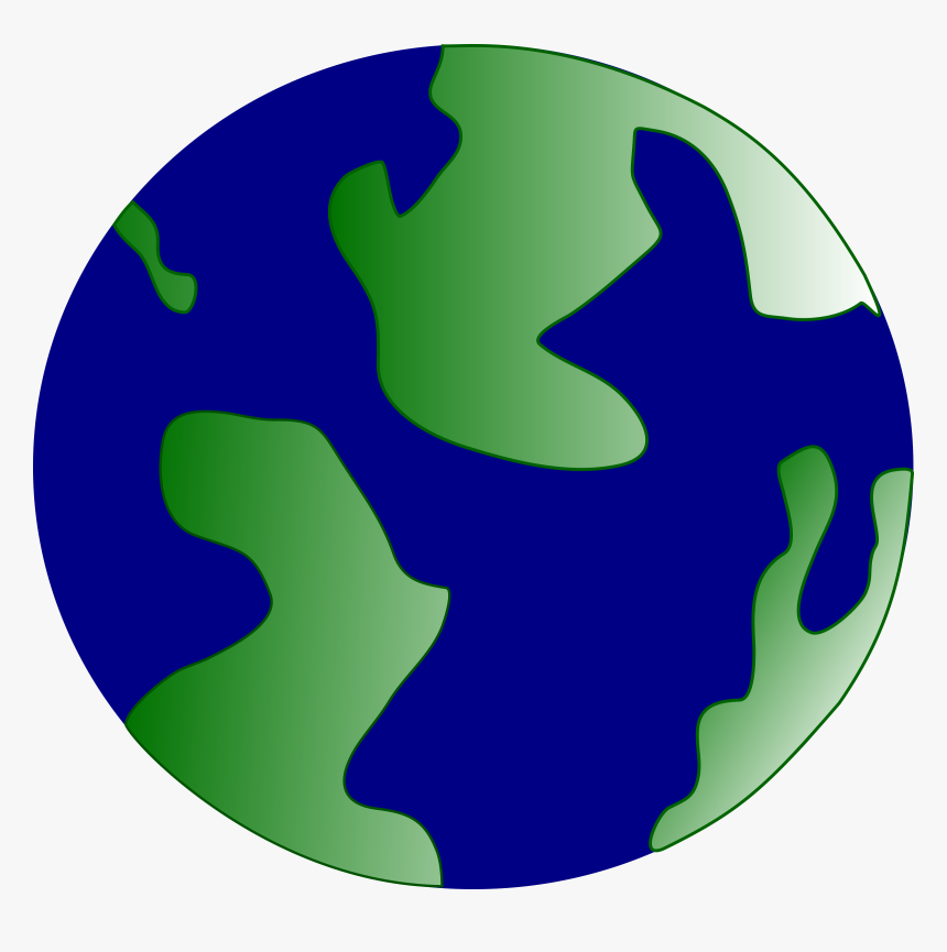 Pseudo Globe Clip Arts - Gambar Kartun Bola Dunia, HD Png Download, Free Download