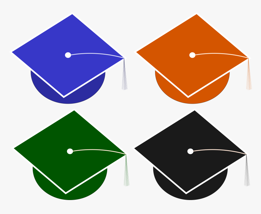 Graduate Clipart Tassel - Chapeu De Formatura Colorido Png, Transparent Png, Free Download