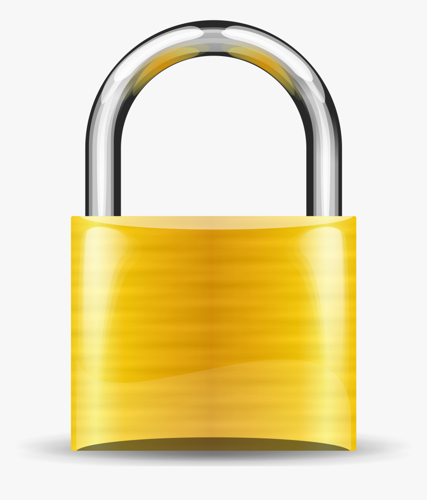 Cadeado, Ouro, Bloqueio, Segurança, Amarela, Abus - Padlock Gold, HD Png Download, Free Download