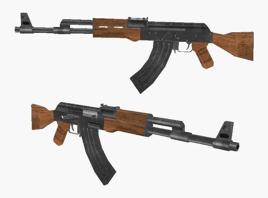 Ak 47 Silhouette Png - Ak 47, Transparent Png, Free Download