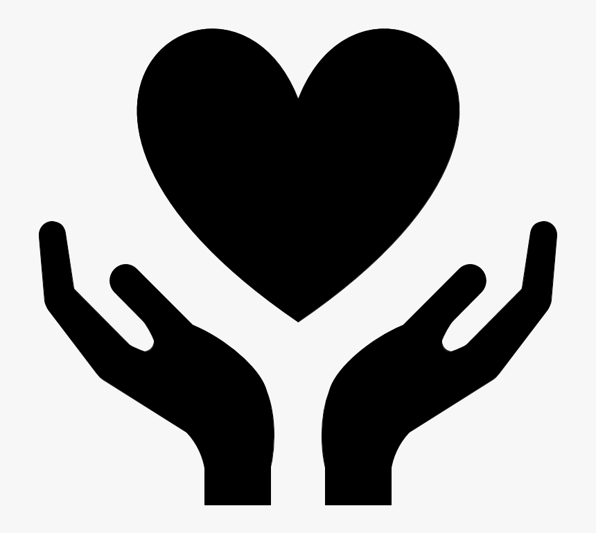 Heart - Heart In Hands Clipart, HD Png Download - kindpng