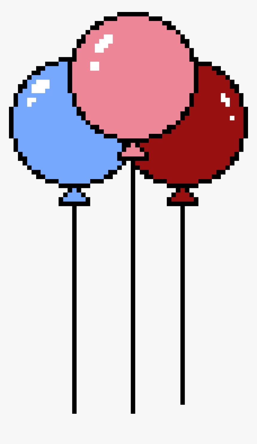 Pixel Balloons Clipart , Png Download - Balloon Pixel, Transparent Png, Free Download