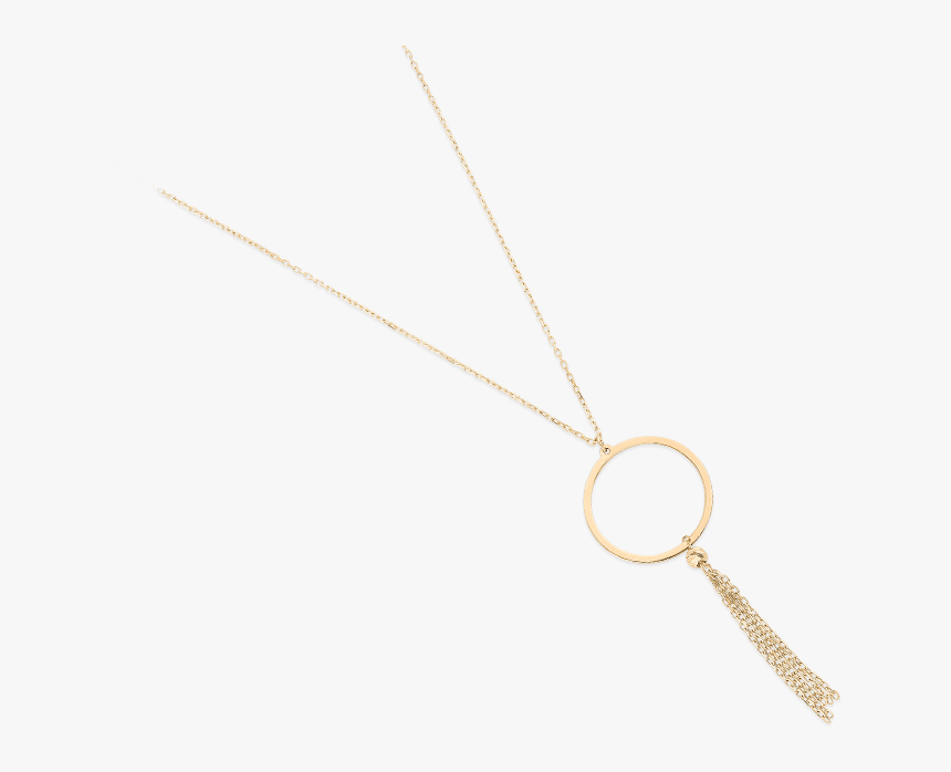 Hanging Ovals Necklace, Yellow Gold - Locket, HD Png Download, Free Download