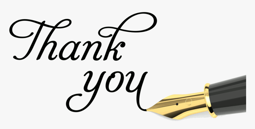 Thank You Clipart Images - Thank U With Pen, HD Png Download, Free Download