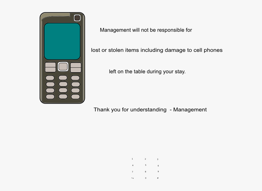 Lost Cell Phone Notice, HD Png Download, Free Download