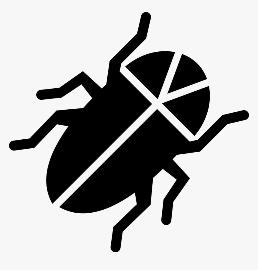 Vector Insects Pest Control Vector Freeuse Library - Beetle Silhouette, HD Png Download, Free Download