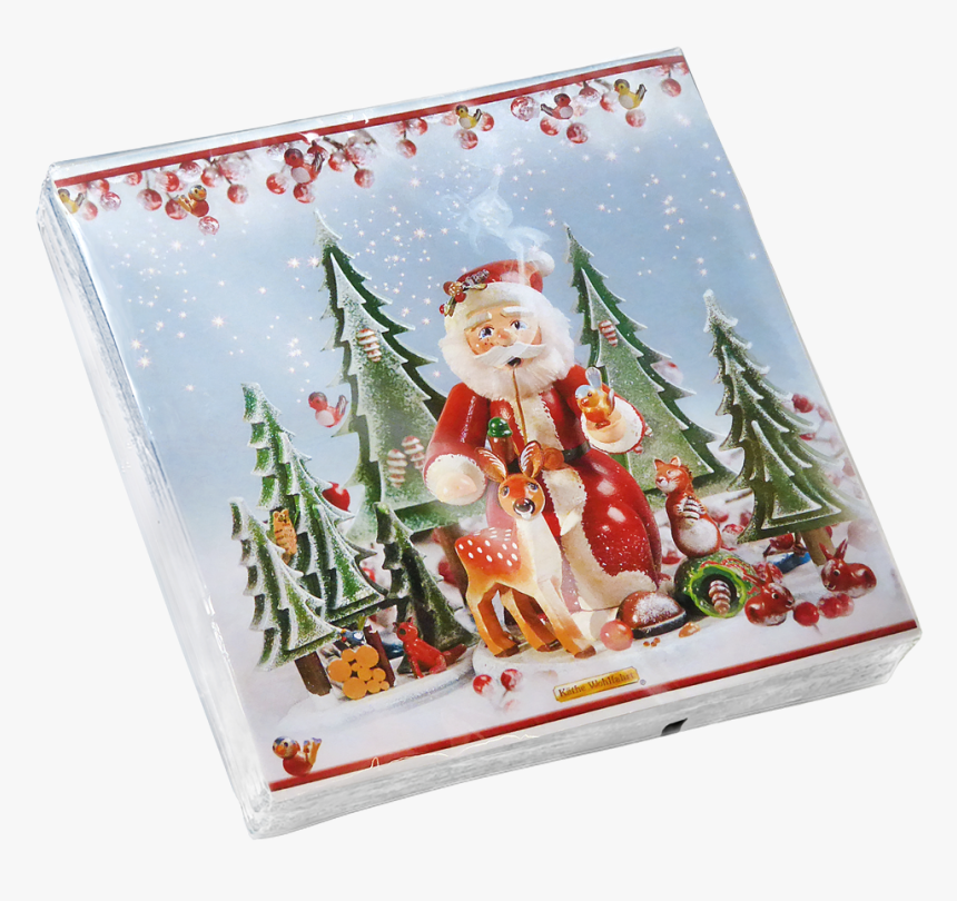 Paper Napkins "animal Christmas - Christmas Card, HD Png Download, Free Download