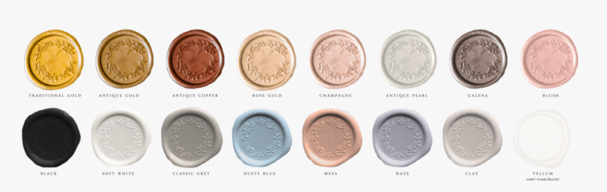 2020 Wax Seal Color Options 04 04 - Champagne Gold Sealing Wax, HD Png Download, Free Download