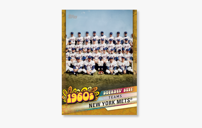 New York Mets 2020 Topps Series 1 Decades Best 1960 - Poster, HD Png Download, Free Download