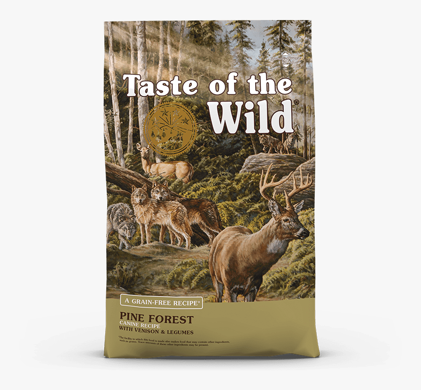 Pine Forest Canine Recipe With Venison & Legumes Package - Taste Of The Wild Pine Forest, HD Png Download, Free Download