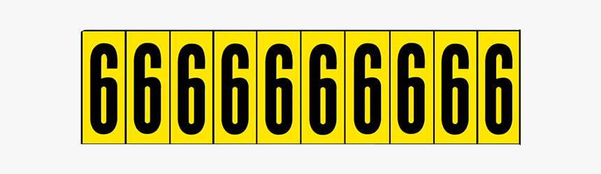 Brady 15 Series Outdoor Number And Letter Range - Orange, HD Png Download, Free Download