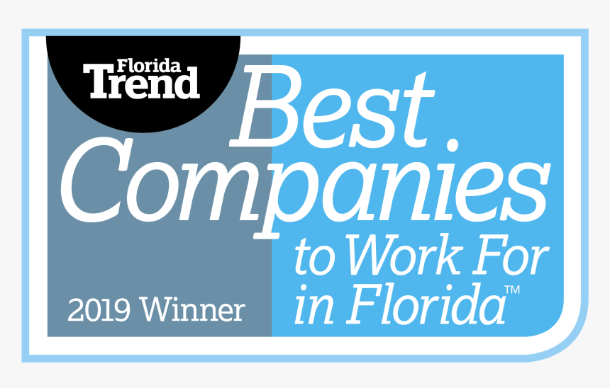 Gunster Ranks On Florida Trend’s 2019 ‘best Companies - Poster, HD Png Download, Free Download