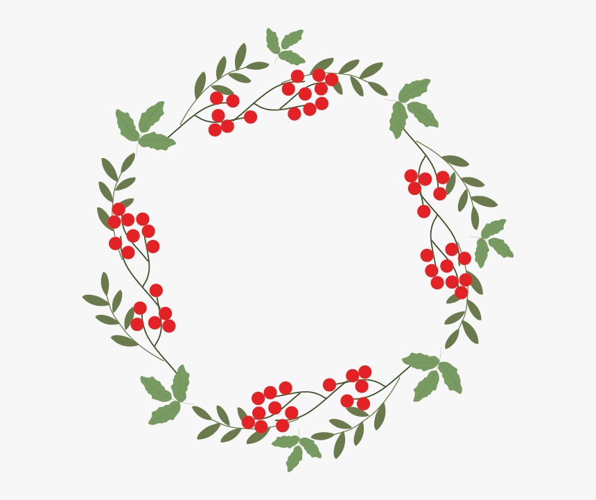 Graphic Design, Designer, Wreath, Point, Petal Png - Transparent Background Happy Holidays Wreath, Png Download, Free Download