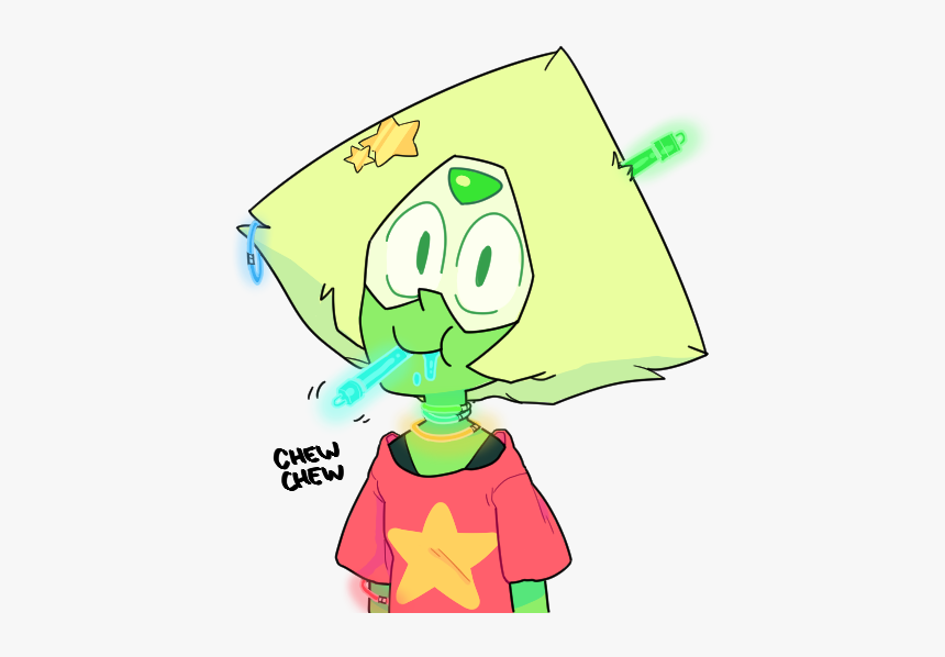 Steven Art,su Glow Stick,su Gif - Lapis And Peridot Heart, HD Png Download, Free Download