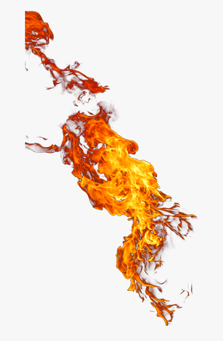 #fire #fogo #flames #flamas #yellow #orange - Flame, HD Png Download, Free Download