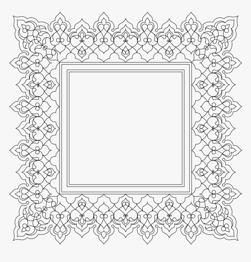 dos marcos negros de calado vintage sobre un fondo blanco para imprimir y  tallar con láser. ilustración vectorial 17105904 Vector en Vecteezy