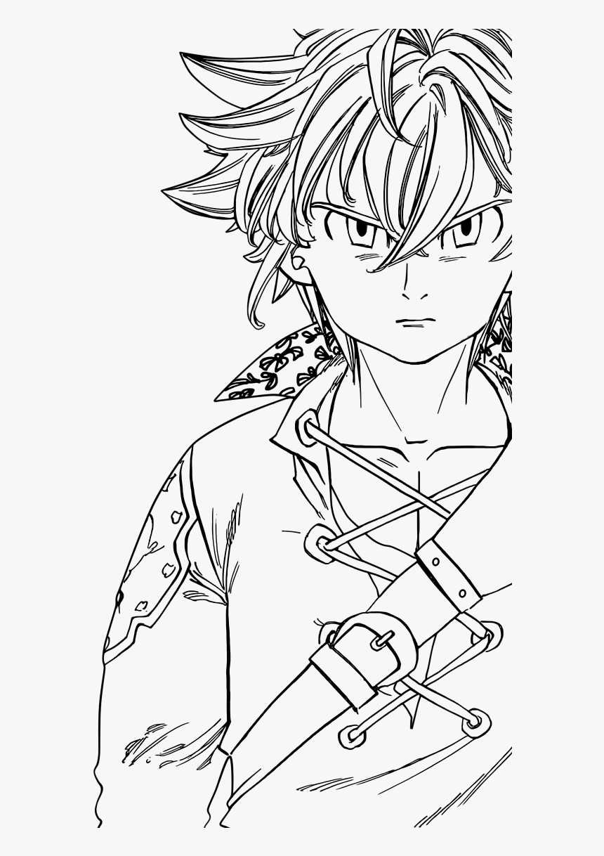 Nanatsu No Taizai Coloring Pages, HD Png Download, Free Download