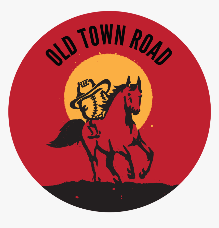 Old Town Road Knob Sticker - Stallion, HD Png Download, Free Download