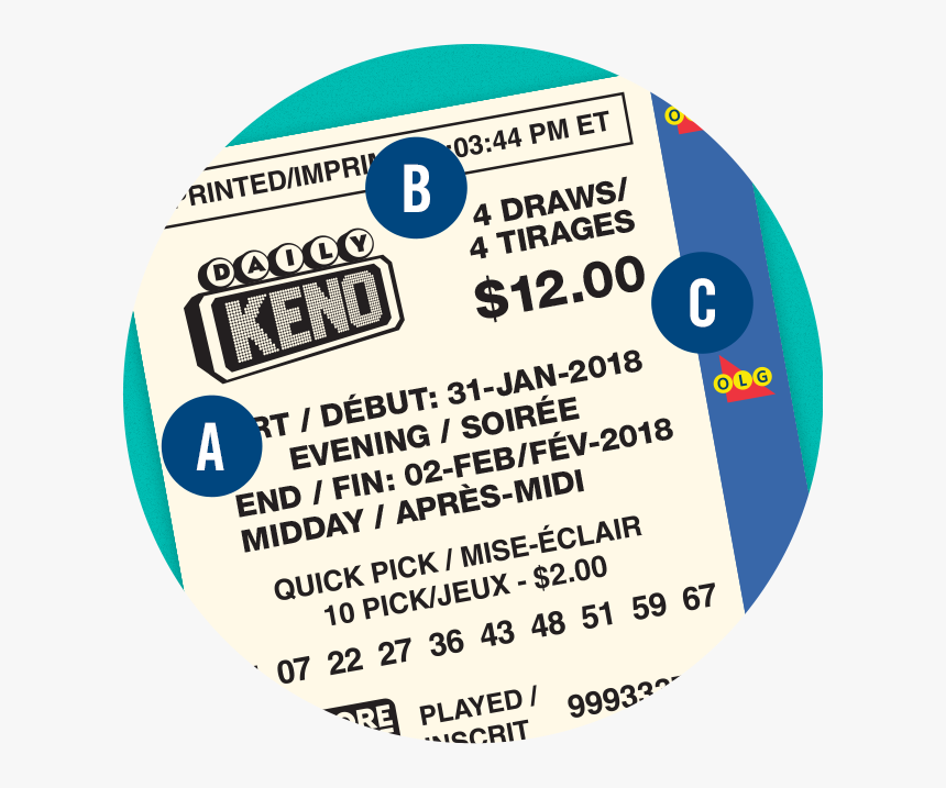 A Daily Keno Ticket - Circle, HD Png Download, Free Download