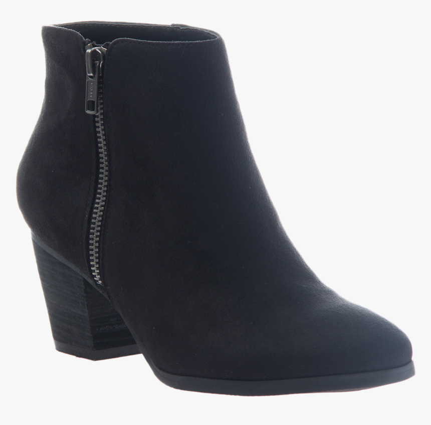 Madeline, Shiloh, Black, Side Zipper Bootie - Boot, HD Png Download, Free Download