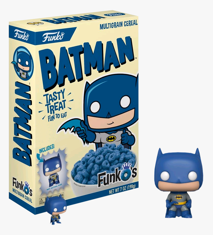 Batman Funkos Cereal With Pocket Us Exclusive Pop Vinyl - Pop Cereal Funko O's, HD Png Download, Free Download