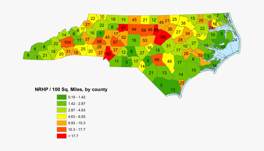 Deforestation In Nc Map, HD Png Download, Free Download